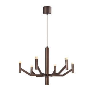 Lucide - WELLINGTON - Pendant light - Ø 60 cm - LED Dimmable - G9 - 2700K - Coffee - IP20
