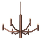 Lucide - WELLINGTON - Pendant light - Ø 60 cm - LED Dimmable - G9 - 2700K - Coffee - IP20