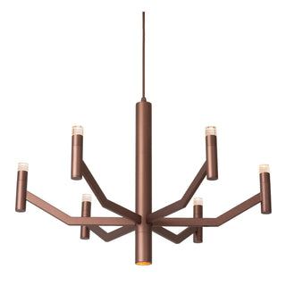 Lucide - WELLINGTON - Pendant light - Ø 60 cm - LED Dimmable - G9 - 2700K - Coffee - IP20