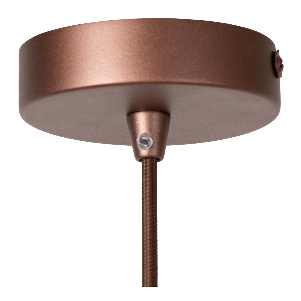 Lucide - WELLINGTON - Hanglamp - Ø 60 cm - LED Dimb. - G9 - 2700K - Koffie - IP20