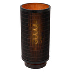 TAGALOG - Tafellamp - Ø 15 cm - 1xE27 - Zwart