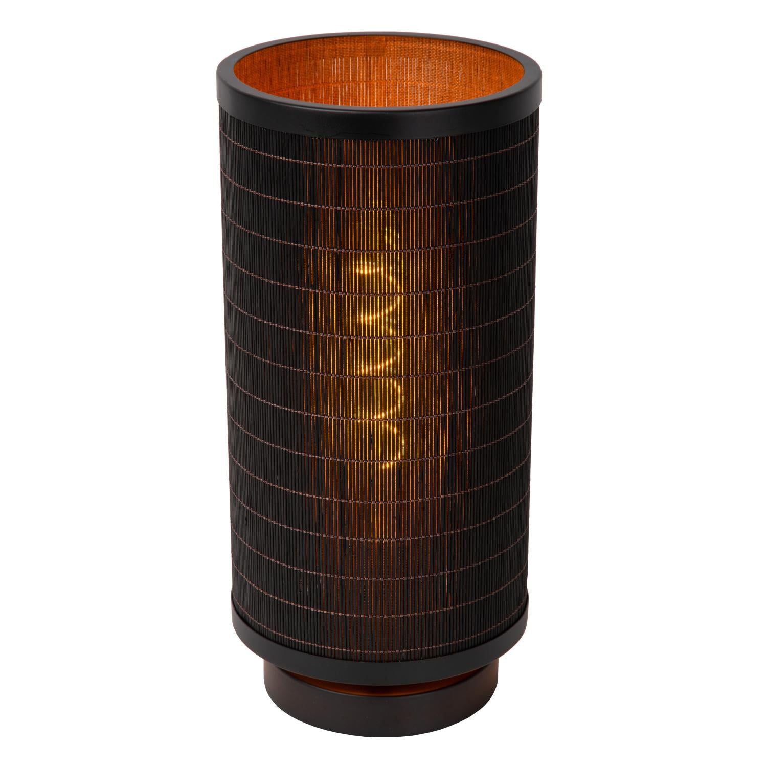 TAGALOG - Tafellamp - Ø 15 cm - 1xE27 - Zwart