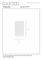 TAGALOG - Tafellamp - Ø 15 cm - 1xE27 - Zwart