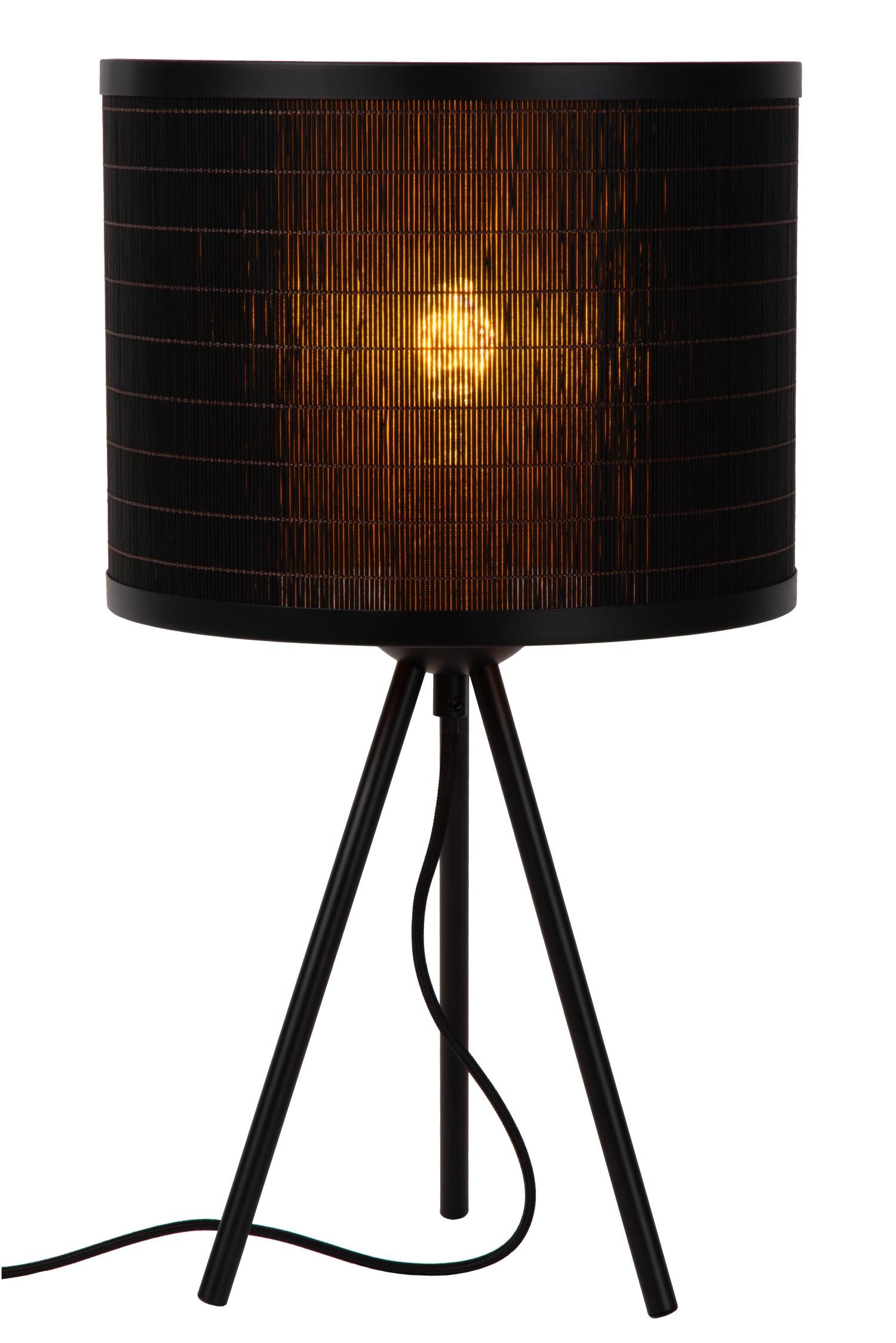 TAGALOG - Tafellamp - Ø 26 cm - 1xE27 - Zwart