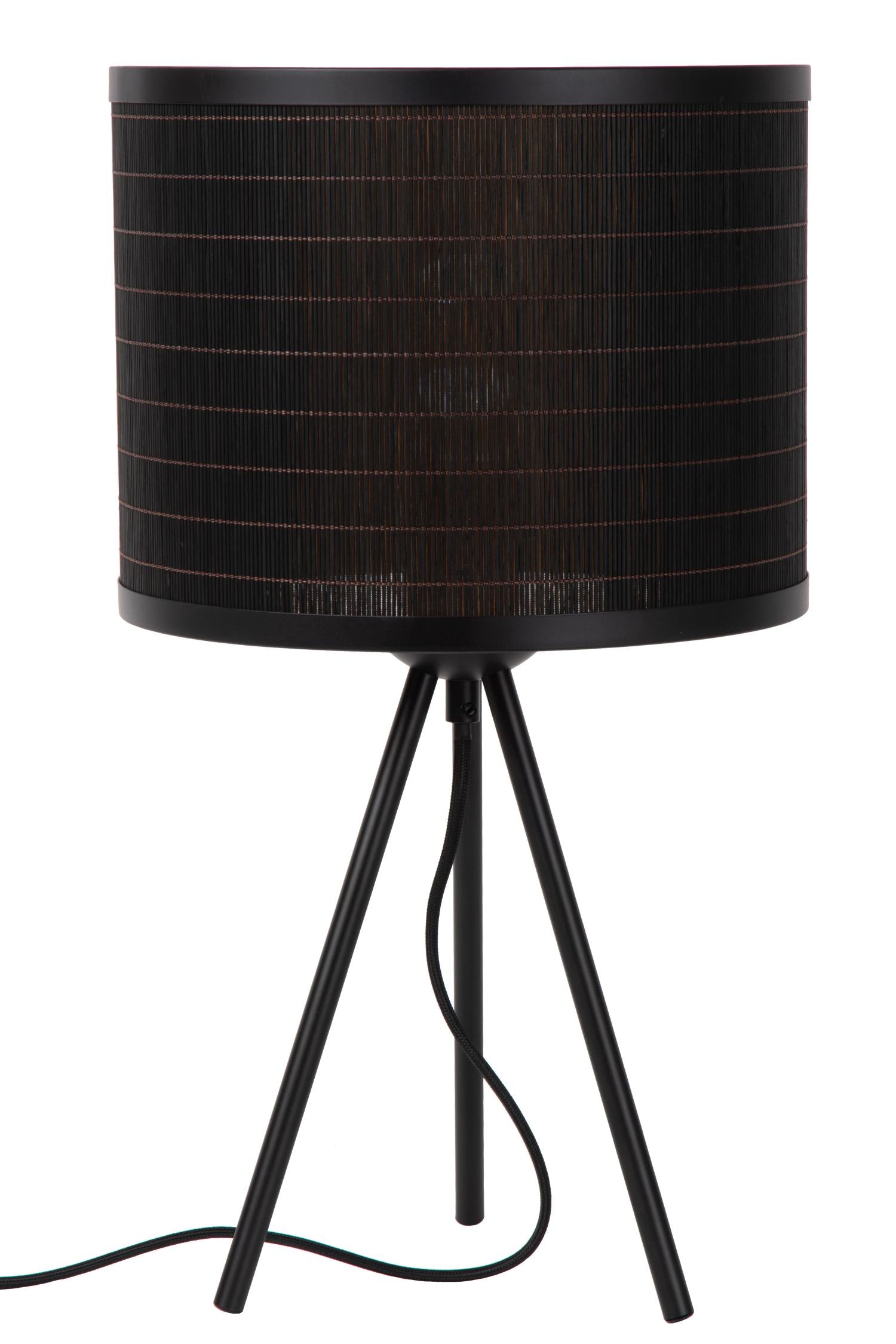 TAGALOG - Tafellamp - Ø 26 cm - 1xE27 - Zwart