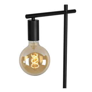 LEANNE - Vloerlamp - 1xE27 - Zwart