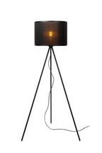 TAGALOG - Vloerlamp - Ø 55 cm - 1xE27 - Zwart