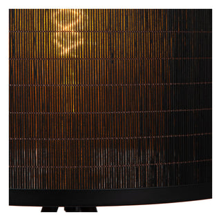 TAGALOG - Vloerlamp - Ø 55 cm - 1xE27 - Zwart