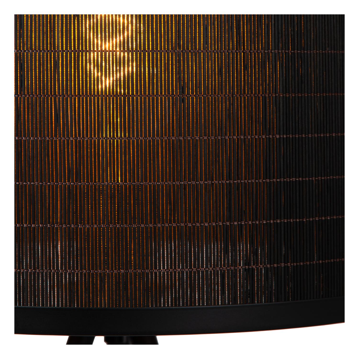 TAGALOG - Vloerlamp - Ø 55 cm - 1xE27 - Zwart