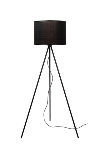 TAGALOG - Vloerlamp - Ø 55 cm - 1xE27 - Zwart