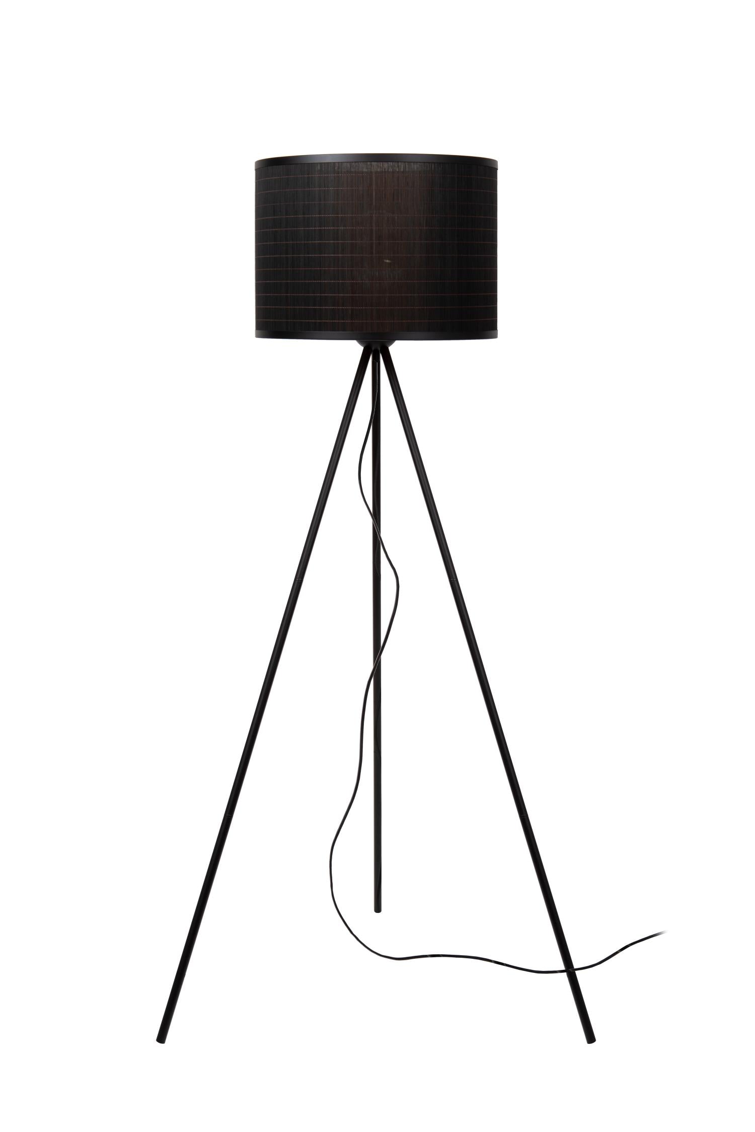 TAGALOG - Vloerlamp - Ø 55 cm - 1xE27 - Zwart