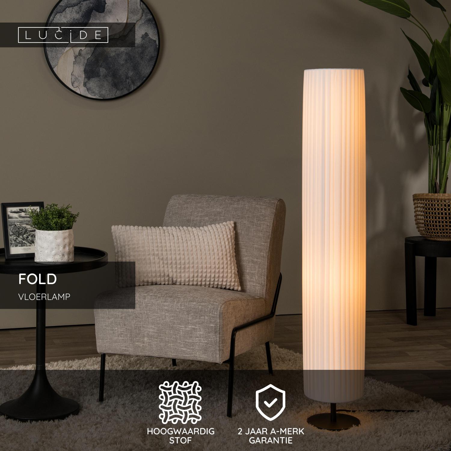 FOLD - Vloerlamp - Ø 20 cm - 2xE27 - Wit