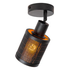 TAGALOG - Spot plafonnier - Ø 10 cm - 1xE27 - Noir