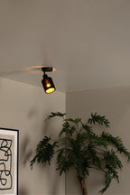 TAGALOG - Spot plafonnier - Ø 10 cm - 1xE27 - Noir