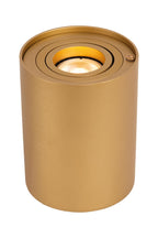 TUBE - Lampe de table - Ø 9,6 cm - LED 3 StepDim - GU10 - 1x5W 2700K - Or mat / Laiton