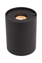 TUBE - Lampe de table - Ø 9,6 cm - LED 3 StepDim - GU10 - 1x5W 2700K - Noir