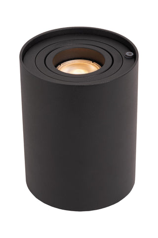 TUBE - Lampe de table - Ø 9,6 cm - LED 3 StepDim - GU10 - 1x5W 2700K - Noir