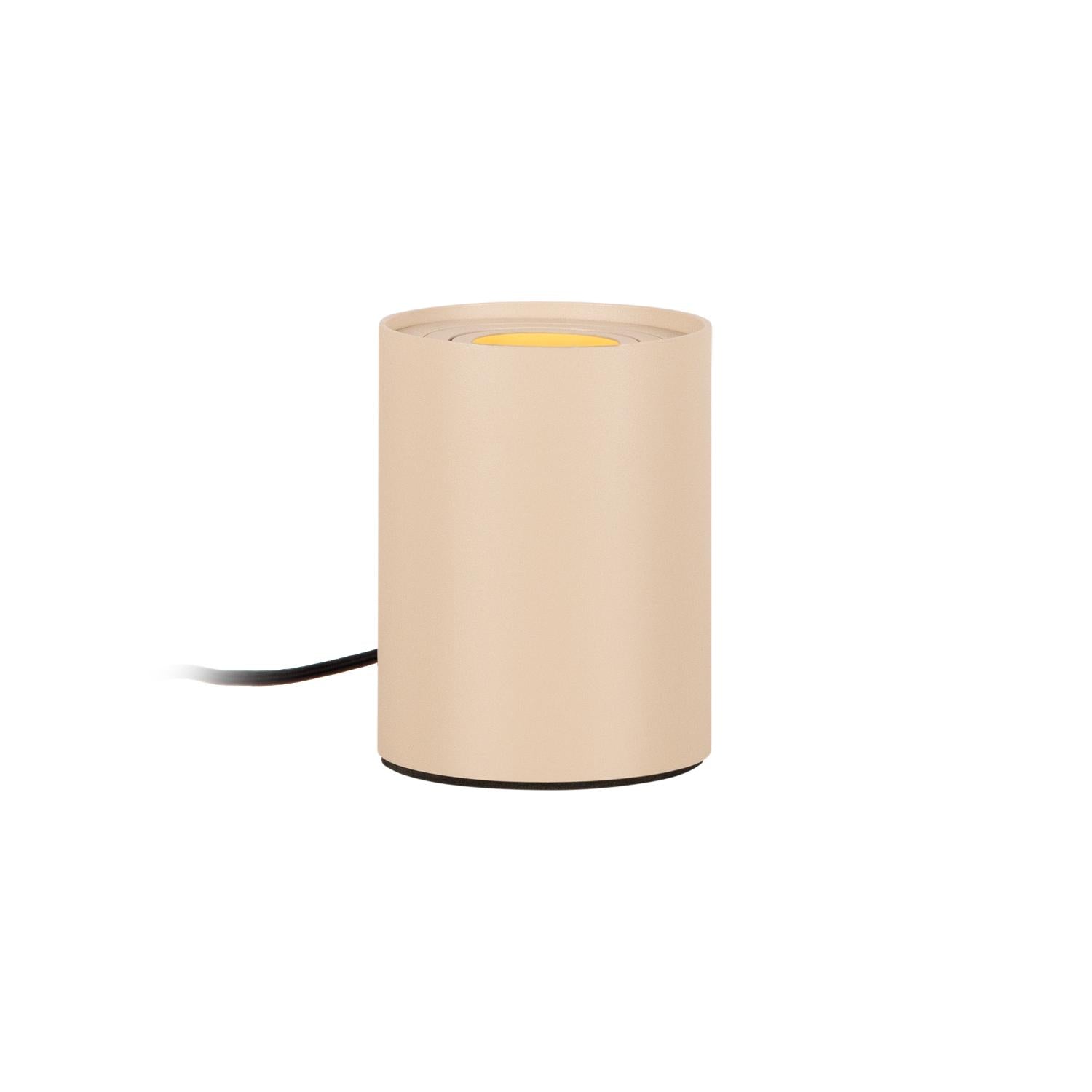 TUBE - Lampe de table - Ø 9,6 cm - LED 3 StepDim - GU10 - 1x5W 2700K - Taupe