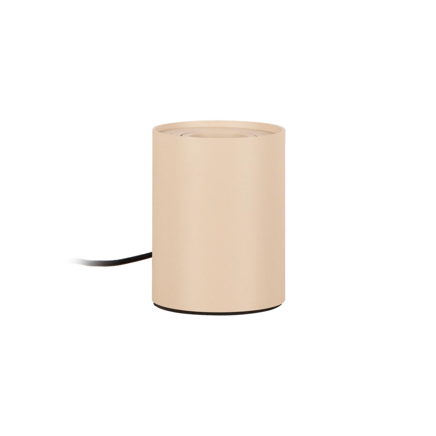 TUBE - Lampe de table - Ø 9,6 cm - LED 3 StepDim - GU10 - 1x5W 2700K - Taupe