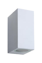 ZORA-LED - Wandspot / Wandlamp Binnen/Buiten - LED Dimb. - GU10 - 2x5W 3000K - IP44 - Wit