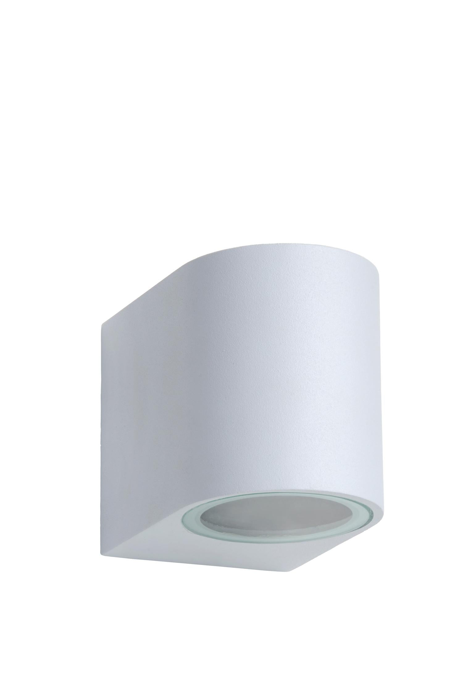 ZORA-LED - Spot mural / Applique murale Intérieur/Extérieur - LED Var. - GU10 - 1x5W 3000K - IP44 - Blanc