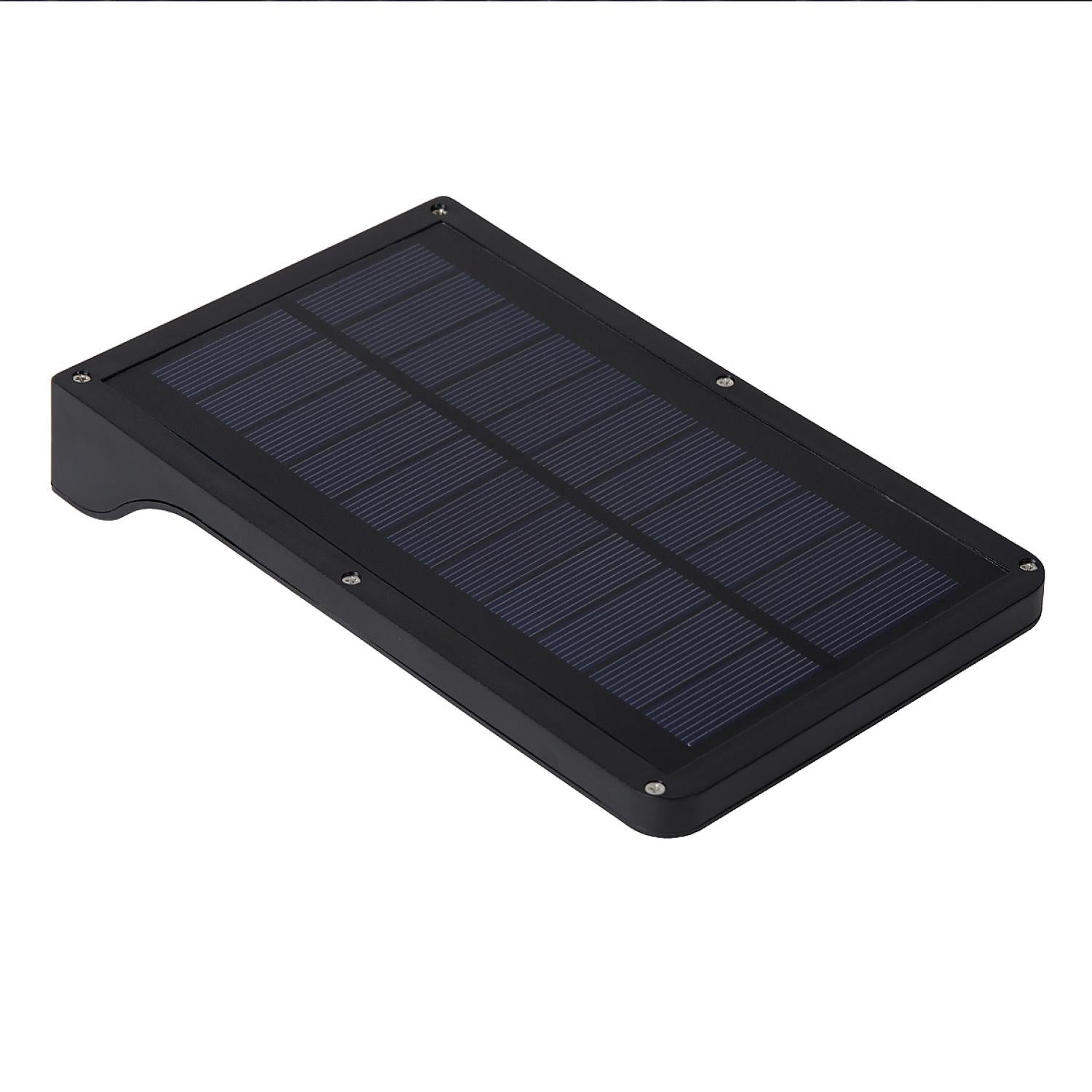 BASIC - Applique murale - Énergie solaire - LED - 1x3W 2700K - IP44 - Détecteur de mouvement et jour/nuit - Noir