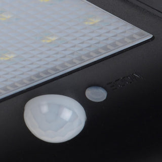 BASIC - Applique murale - Énergie solaire - LED - 1x3W 2700K - IP44 - Détecteur de mouvement et jour/nuit - Noir