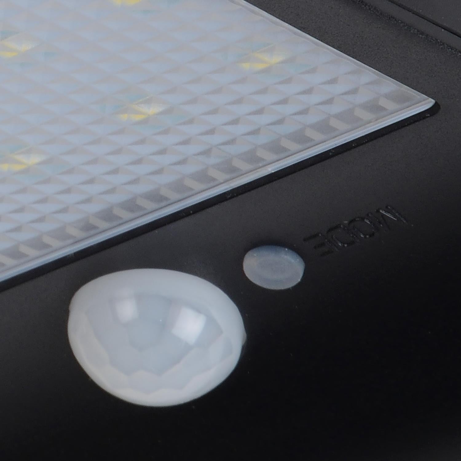 BASIC - Applique murale - Énergie solaire - LED - 1x3W 2700K - IP44 - Détecteur de mouvement et jour/nuit - Noir