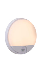 HUPS IR - Wandlamp Binnen/Buiten - Ø 21 cm - LED - 1x10W 3000K - IP54 - Bewegingssensor - Wit