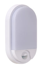 HUPS IR - Applique murale Intérieur/Extérieur - LED - 1x10W 3000K - IP54 - Détecteur de mouvement et jour/nuit - Blanc