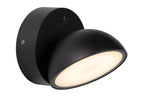 FINN - Applique murale Intérieur/Extérieur - LED - 1x12W 3000K - IP54 - Détecteur jour/nuit - Noir