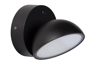 FINN - Applique murale Intérieur/Extérieur - LED - 1x12W 3000K - IP54 - Détecteur jour/nuit - Noir