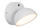 FINN - Applique murale Intérieur/Extérieur - LED - 1x12W 3000K - IP54 - Détecteur jour/nuit - Blanc