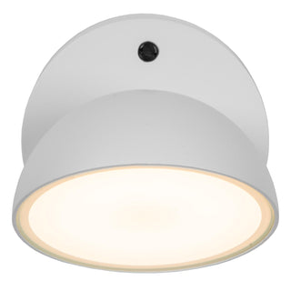 FINN - Applique murale Intérieur/Extérieur - LED - 1x12W 3000K - IP54 - Détecteur jour/nuit - Blanc