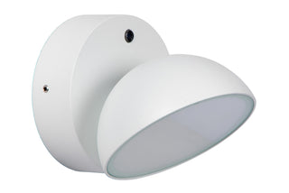 FINN - Applique murale Intérieur/Extérieur - LED - 1x12W 3000K - IP54 - Détecteur jour/nuit - Blanc