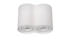 TUBE - Plafondspot - 2xGU10 - Wit