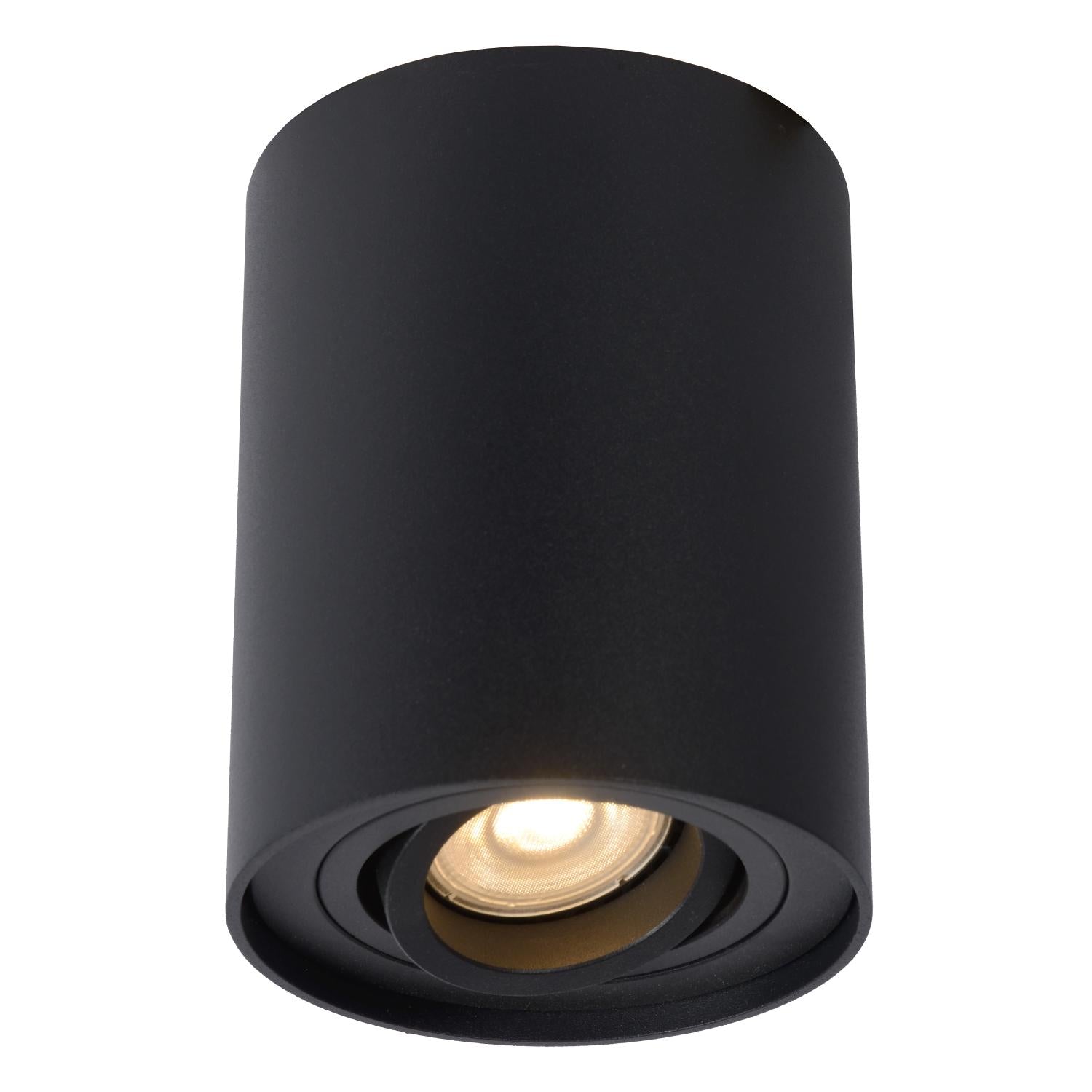 TUBE - Plafondspot - Ø 9,6 cm - 1xGU10 - Zwart