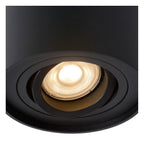 TUBE - Plafondspot - Ø 9,6 cm - 1xGU10 - Zwart