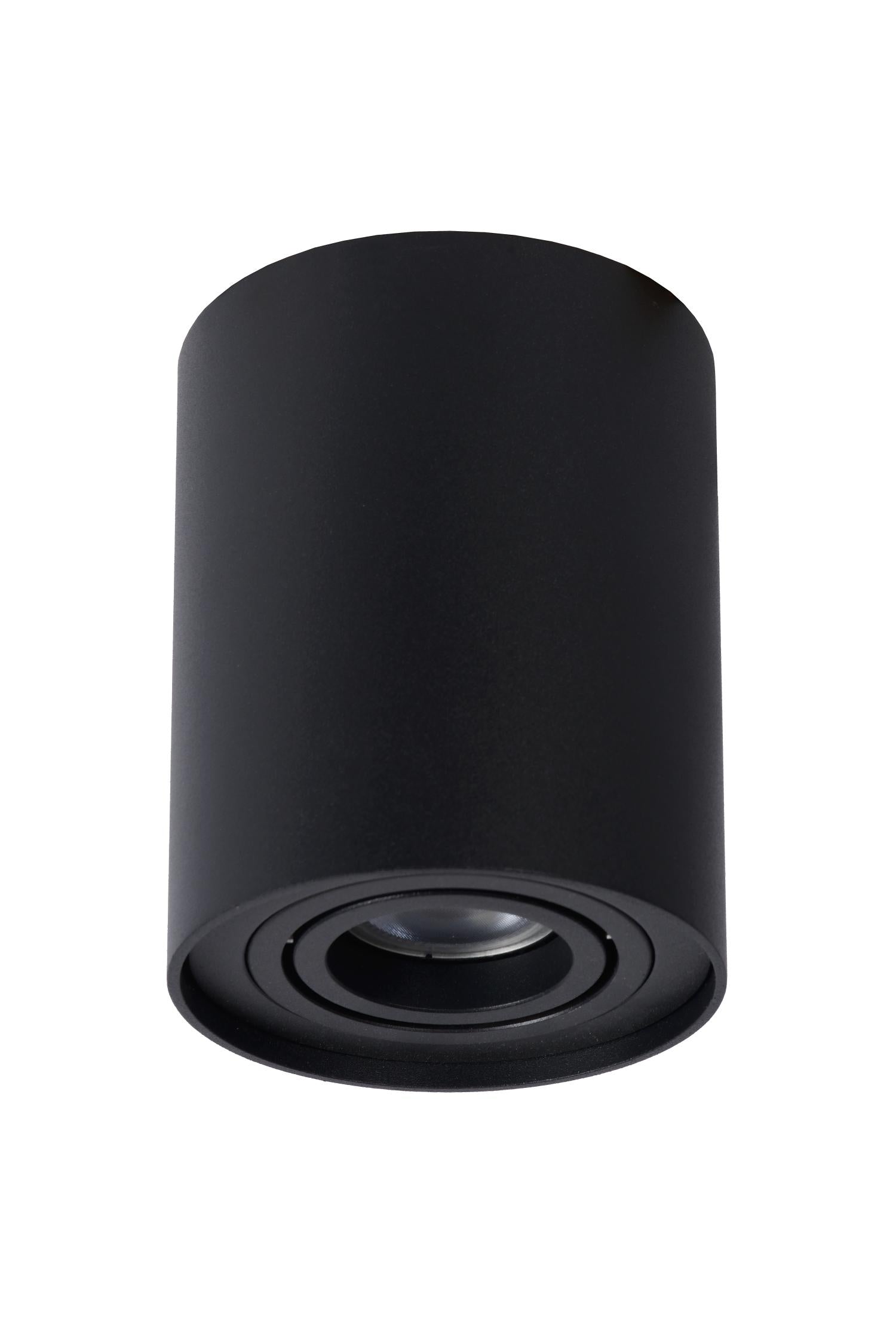 TUBE - Plafondspot - Ø 9,6 cm - 1xGU10 - Zwart