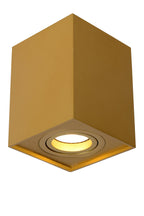 TUBE - Plafondspot - 1xGU10 - Mat Goud / Messing