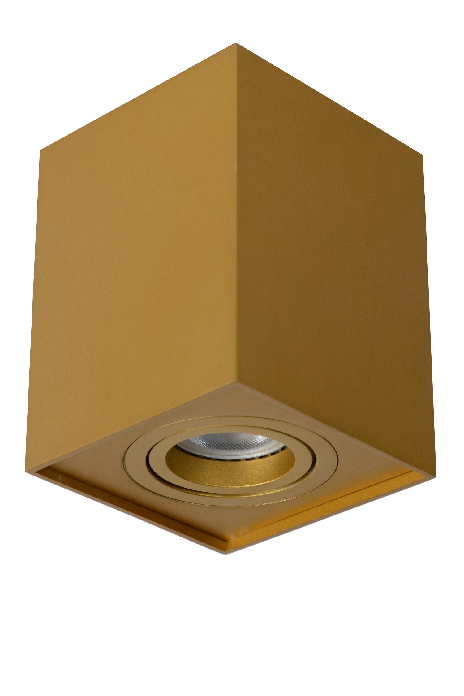 TUBE - Spot plafonnier - 1xGU10 - Or mat / Laiton
