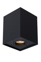 TUBE - Spot plafonnier - 1xGU10 - Noir