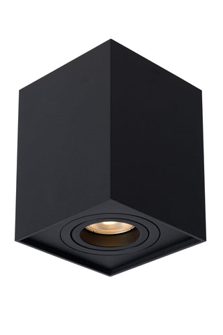 TUBE - Spot plafonnier - 1xGU10 - Noir