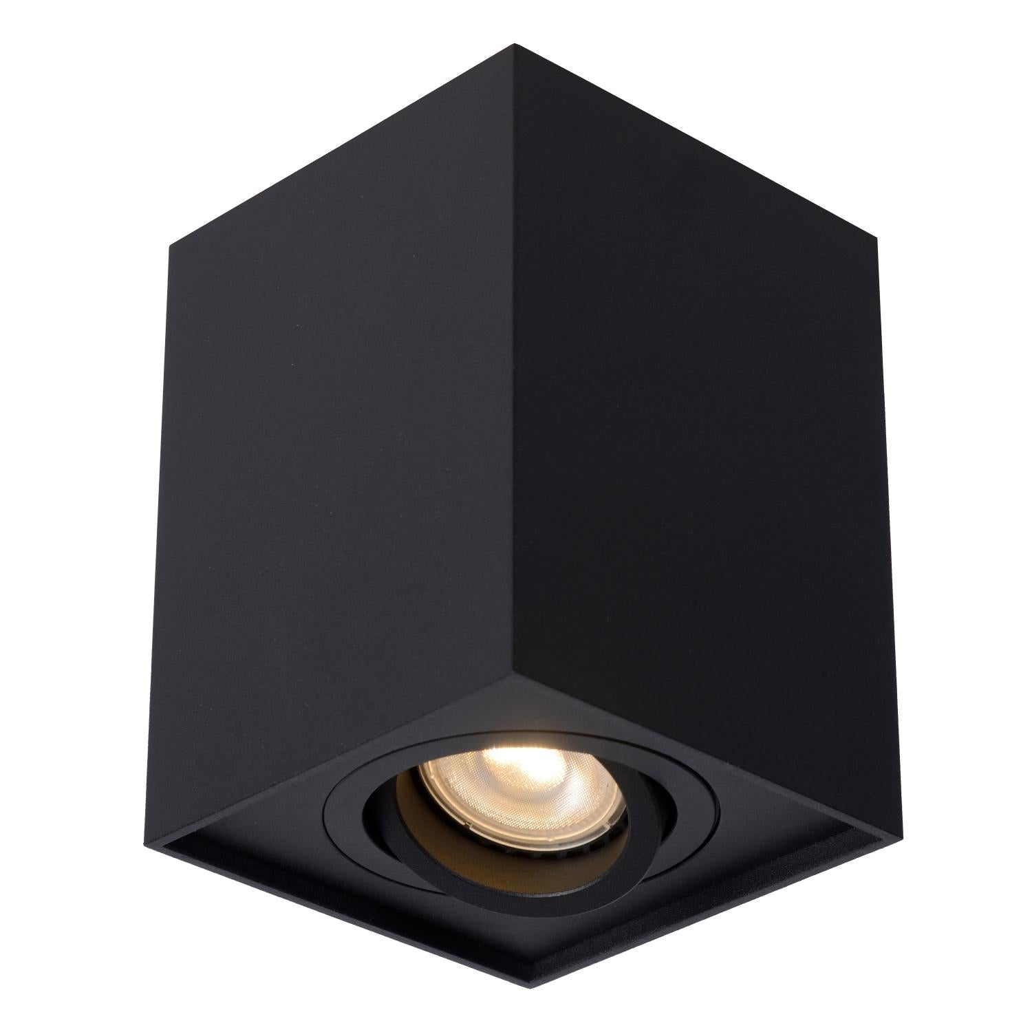 TUBE - Spot plafonnier - 1xGU10 - Noir