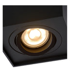 TUBE - Spot plafonnier - 1xGU10 - Noir