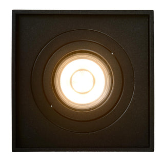 TUBE - Spot plafonnier - 1xGU10 - Noir