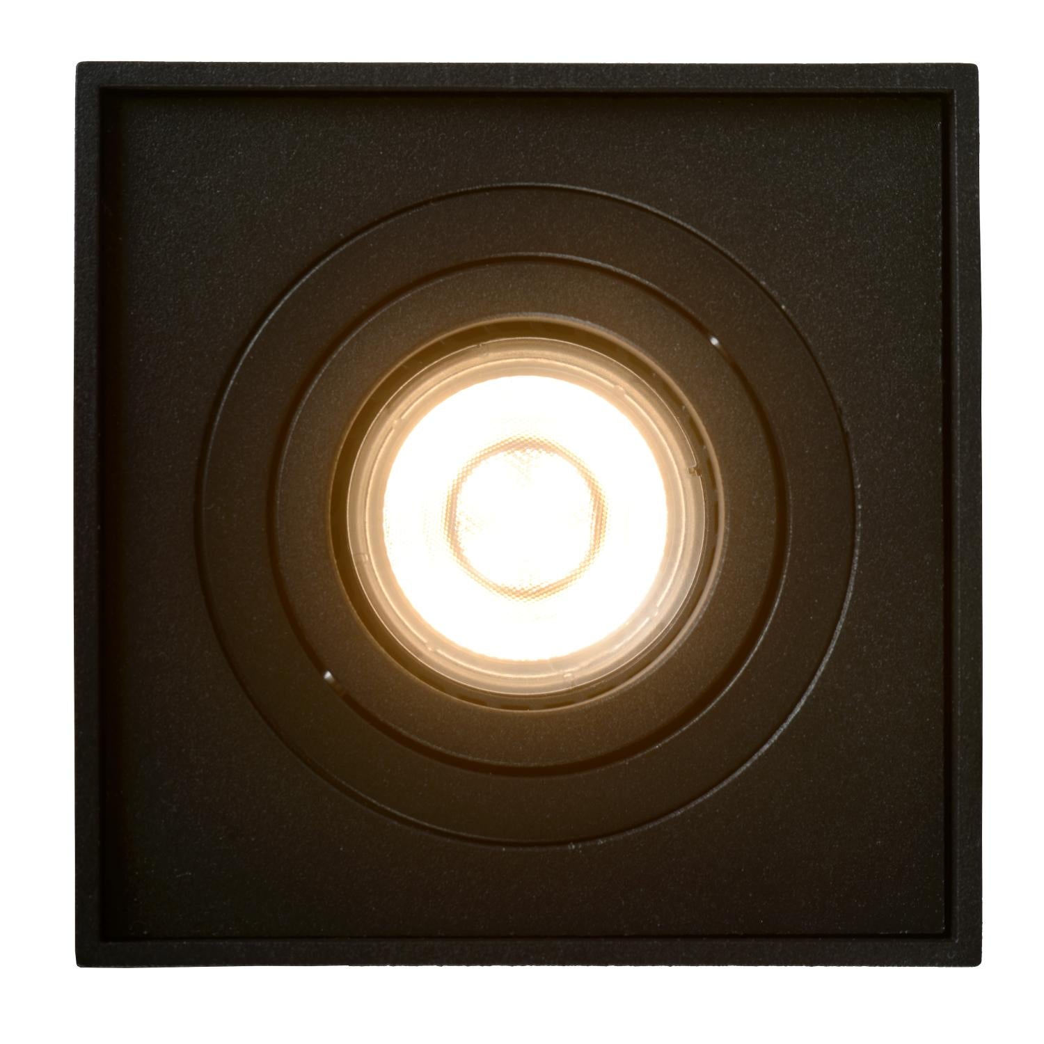 TUBE - Spot plafonnier - 1xGU10 - Noir