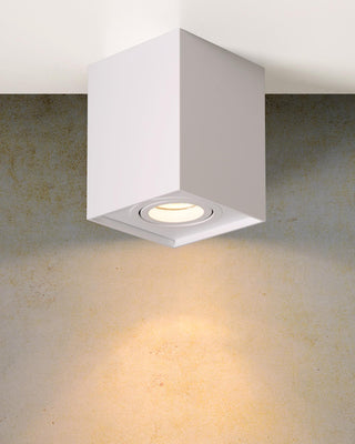 TUBE - Spot plafonnier - 1xGU10 - Blanc