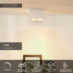 TUBE - Ceiling spot - 2xGU10 - White