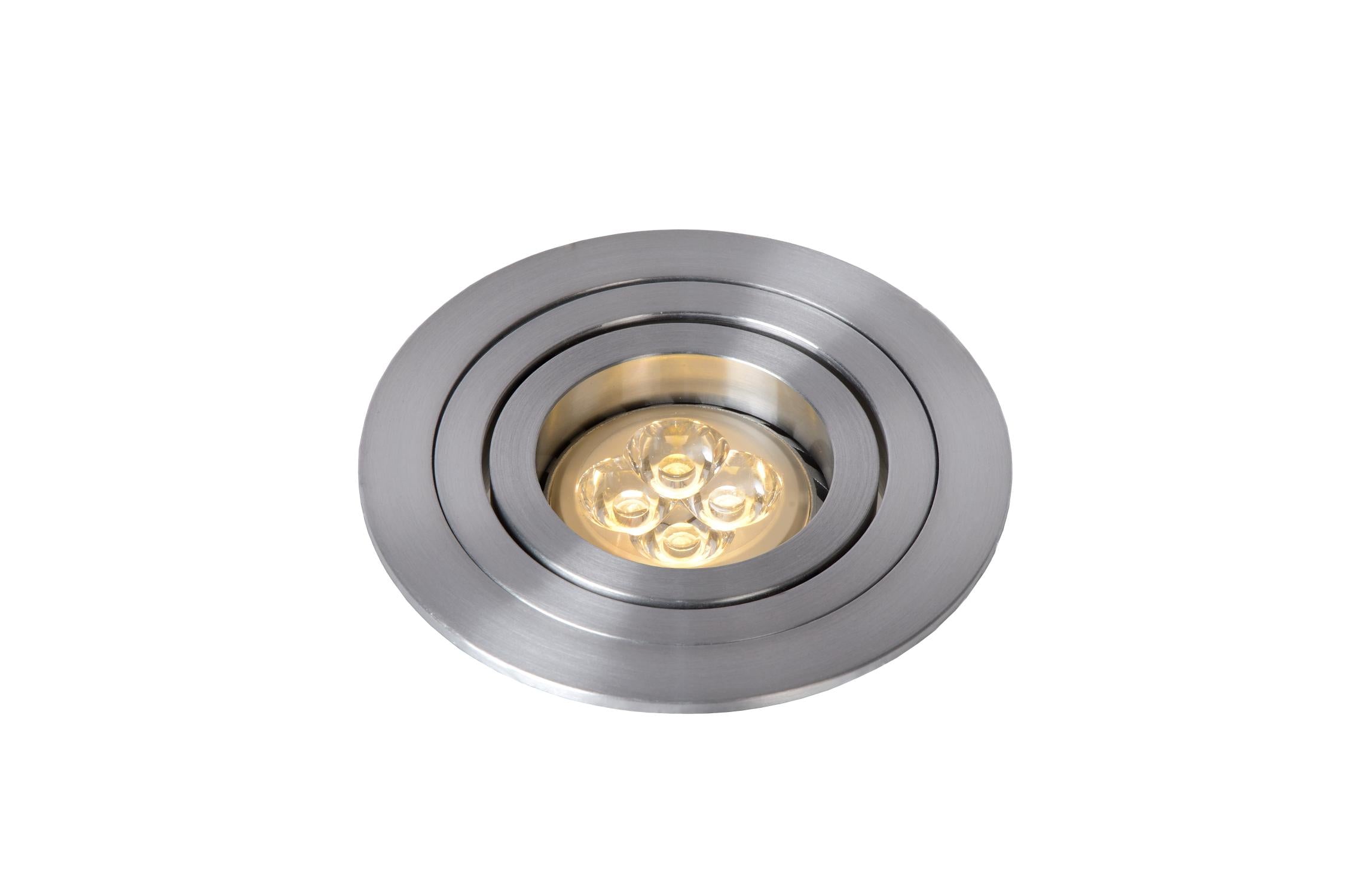 TUBE - Spot encastré - Ø 9,2 cm - 1xGU10 - Chrome mat